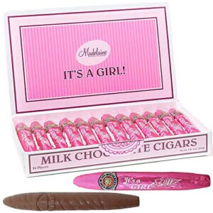 Madelaine Milk Chocolate Cigars "It’s A Girl!" Baby Shower 24ct